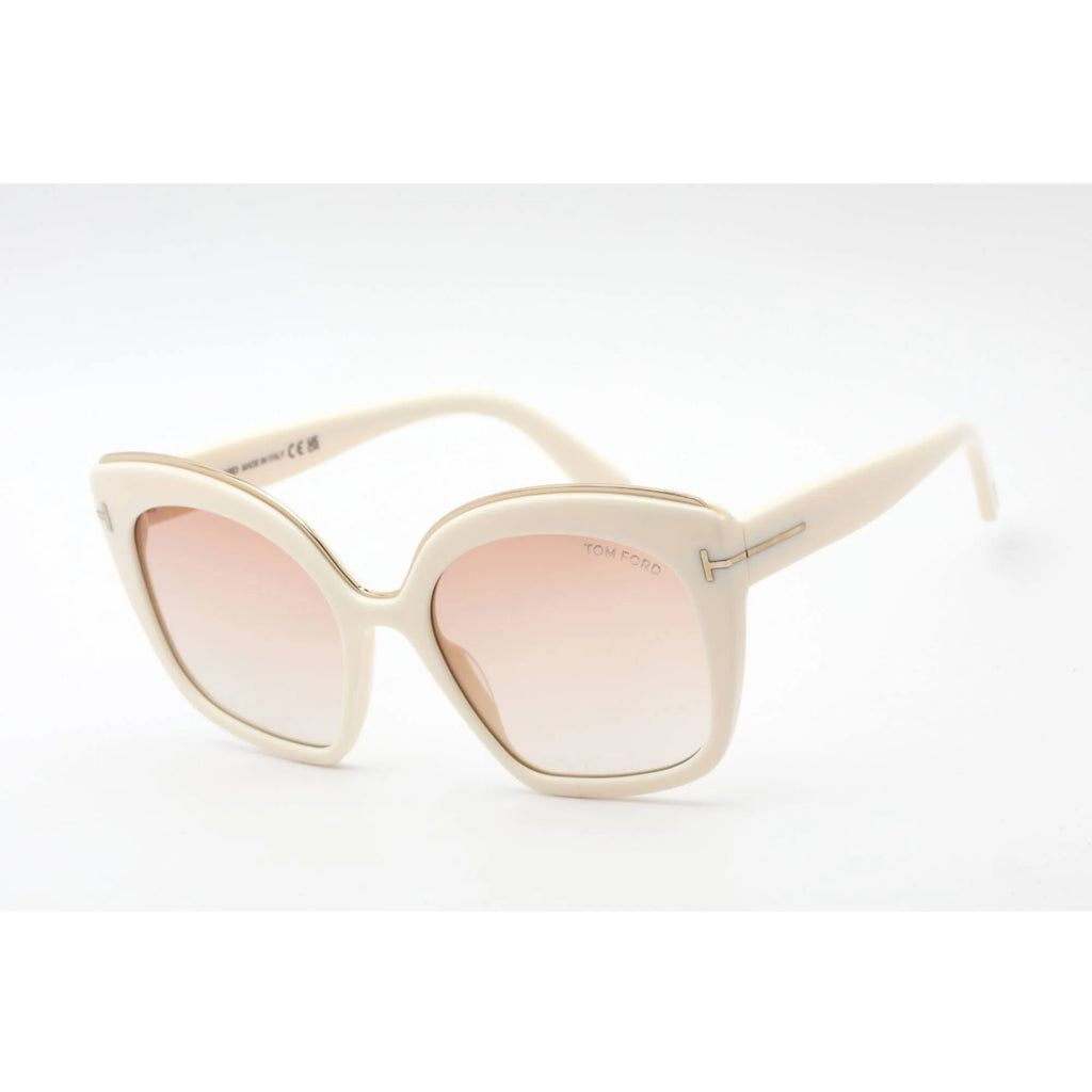 Ivory Rectangular Frame Sunglasses Z6666