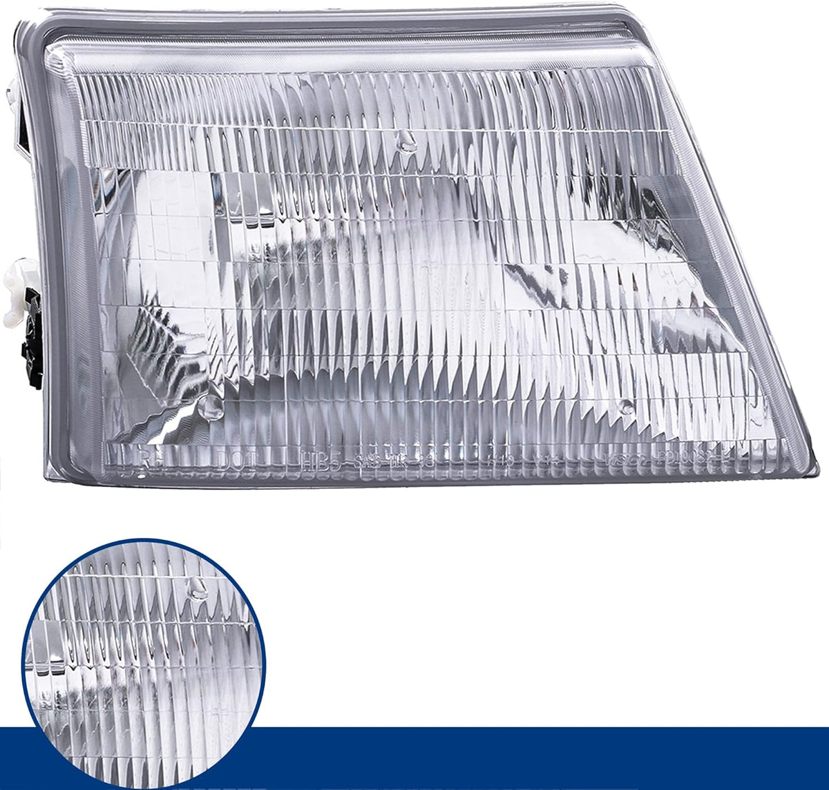 Headlight Assembly for 1998 1999 2000 Ford Ranger Pickup Truck Left Driver and Right Passenger Side without Bulbs Pack of 2 C6839