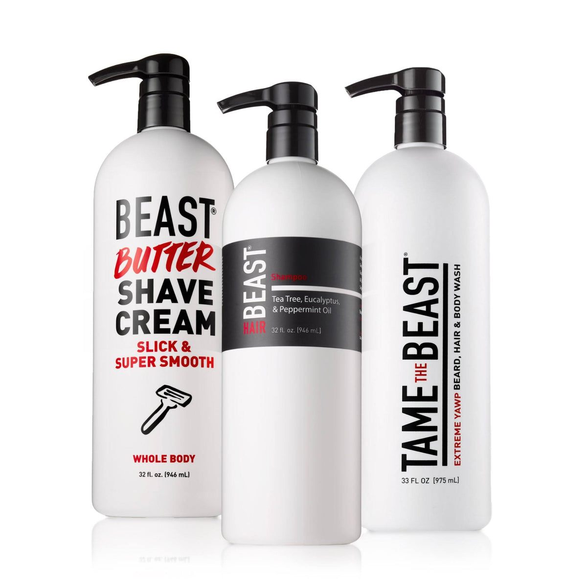 1 Liter Shampoo Body Wash & Shave Cream Set B7614