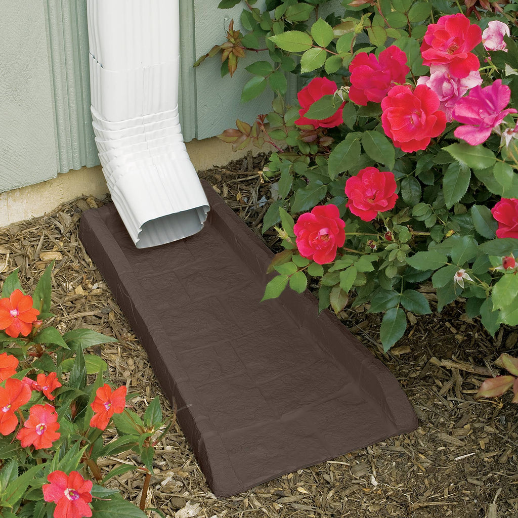 6 Pack Rain Gutter Downspout Splash BLOCK F7606