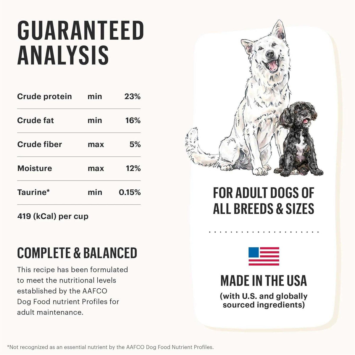 Grain Free Whole Food Clusters Dog Food V368