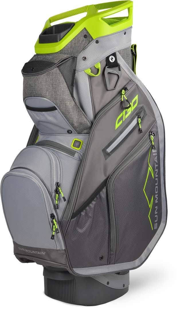 Black/Charcoal/White/Red Cart Bag F212