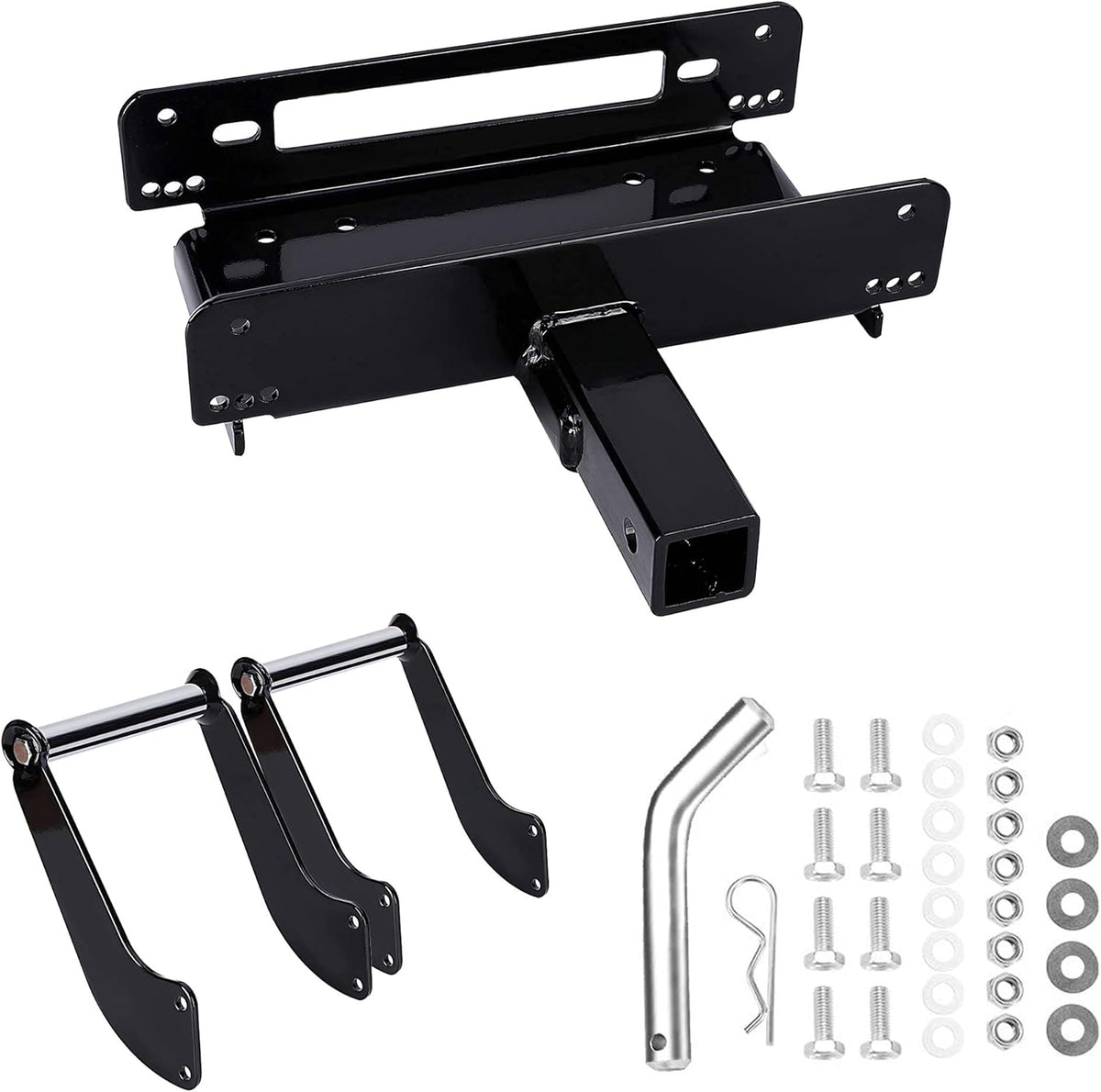 15000Lbs Capacity Winch Mounting Hitch with Folding Bracket Z584191