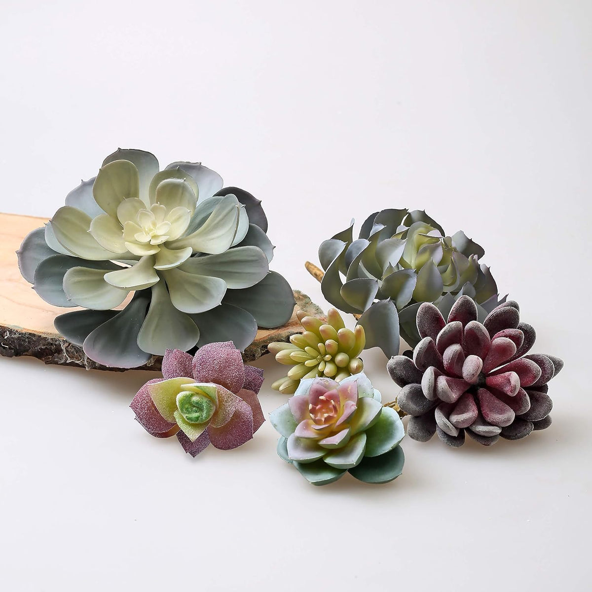 15 Pack Artificial Succulent Plants T6510