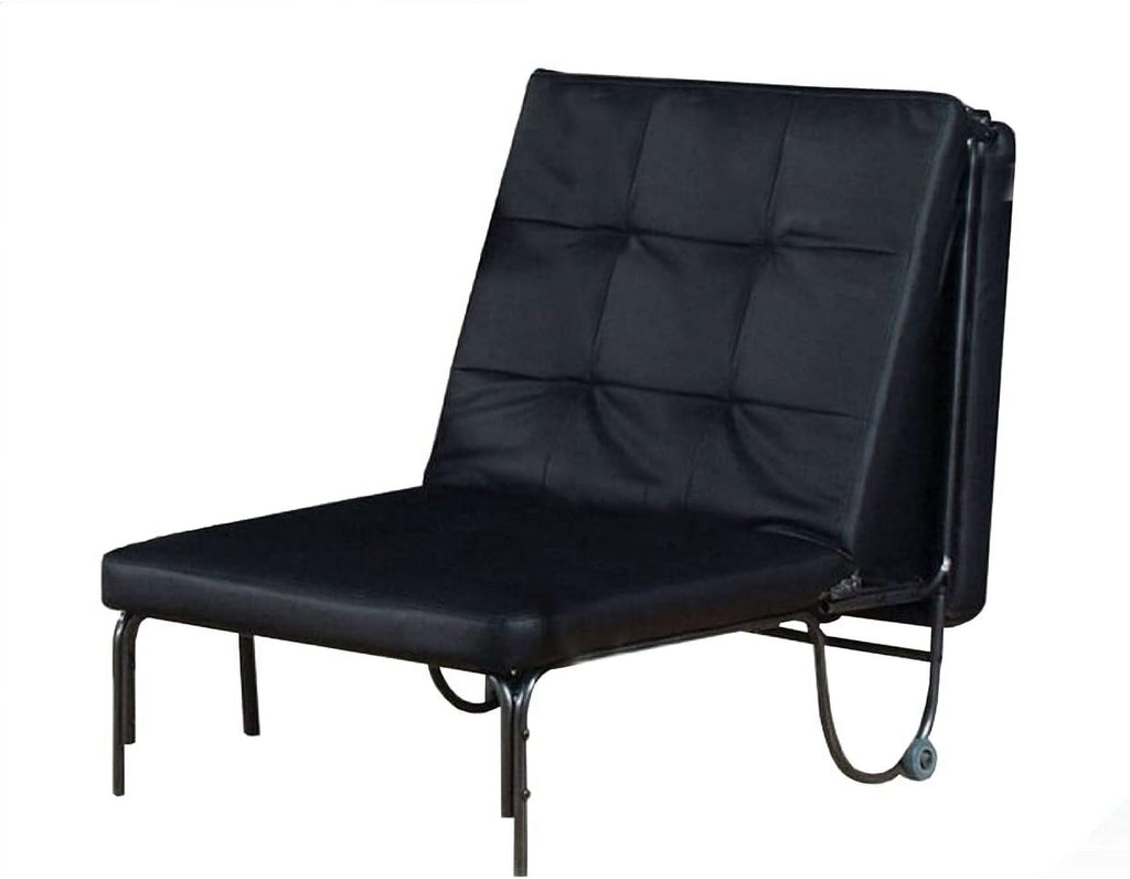Silver And Black Futon Chair D787