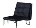 Silver And Black Futon Chair D787