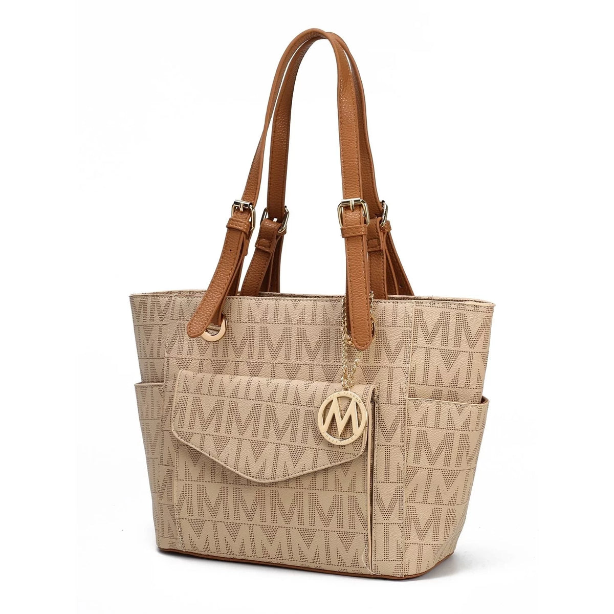 Beige Monogram Tote Bag E66830