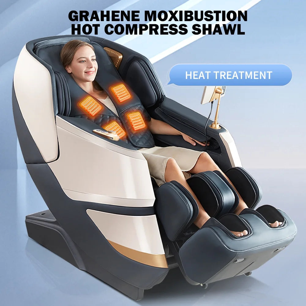 4D Massage Chair with Extendable Footrest C4419