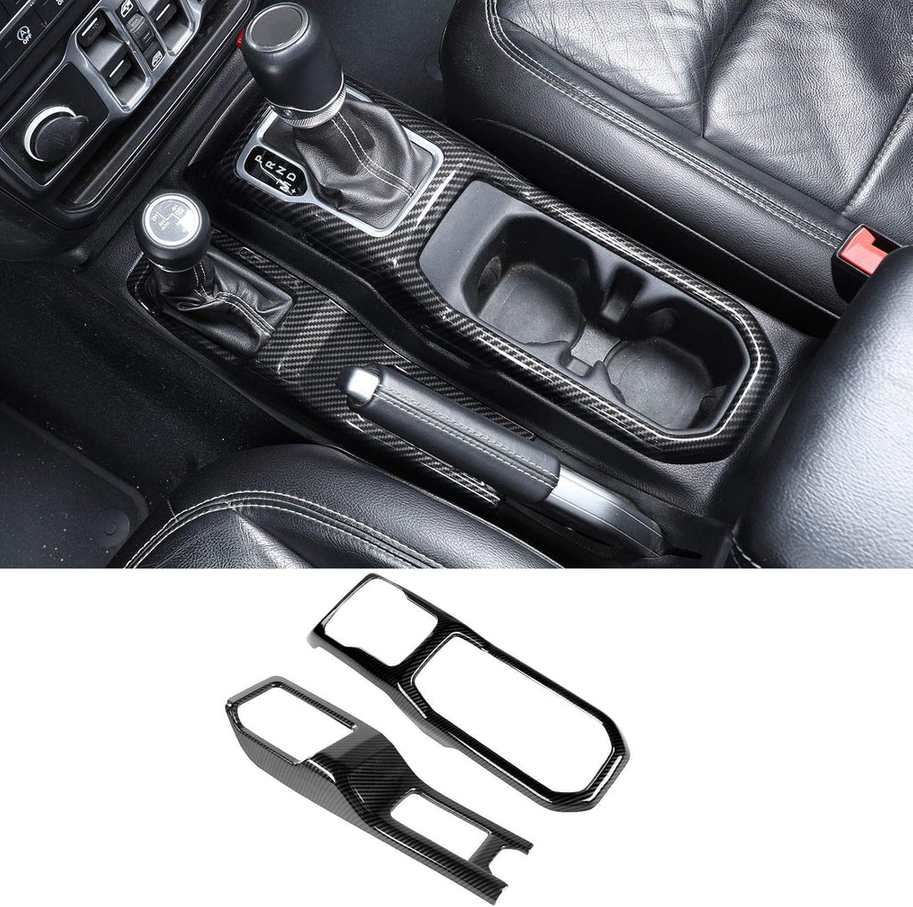 Red Four-Wheel Drive Gear Shift Panel Cover Trim Pack of 2 C9422