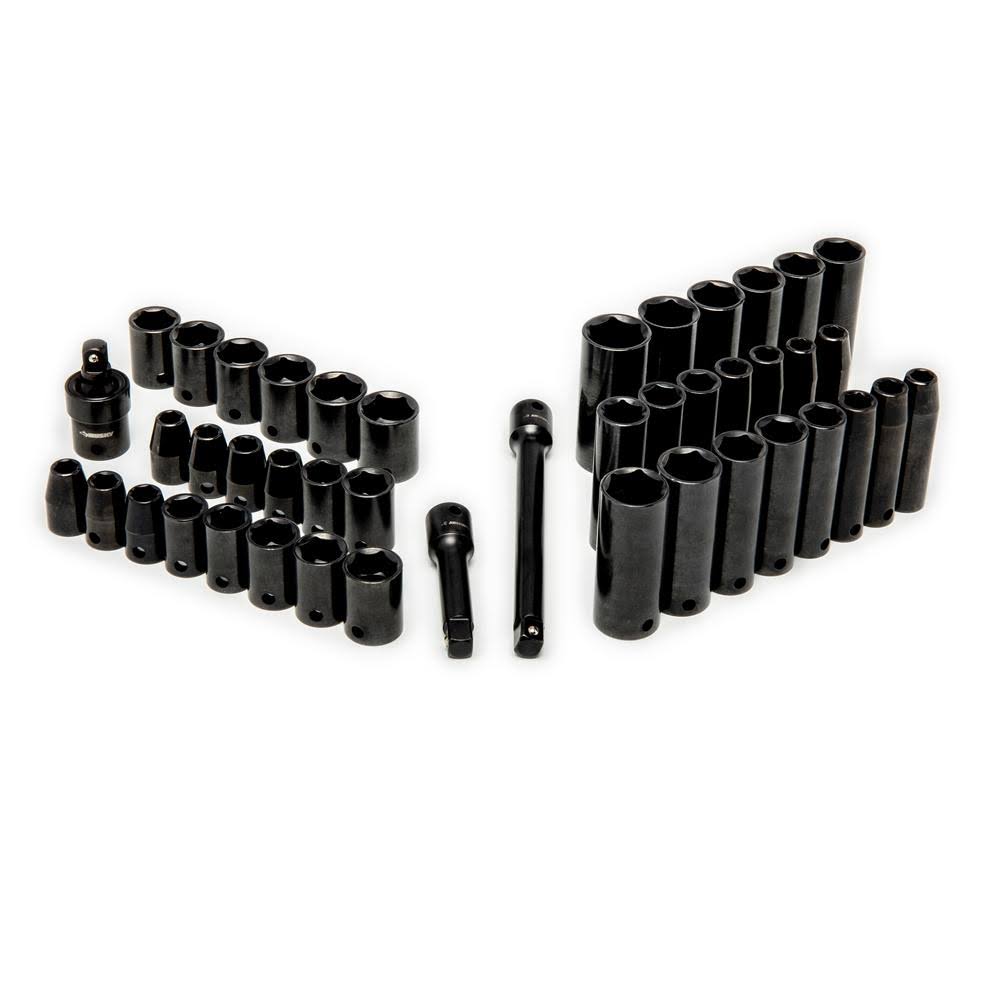3/8 in. Drive SAE/MM Impact Set (44-Piece) O134