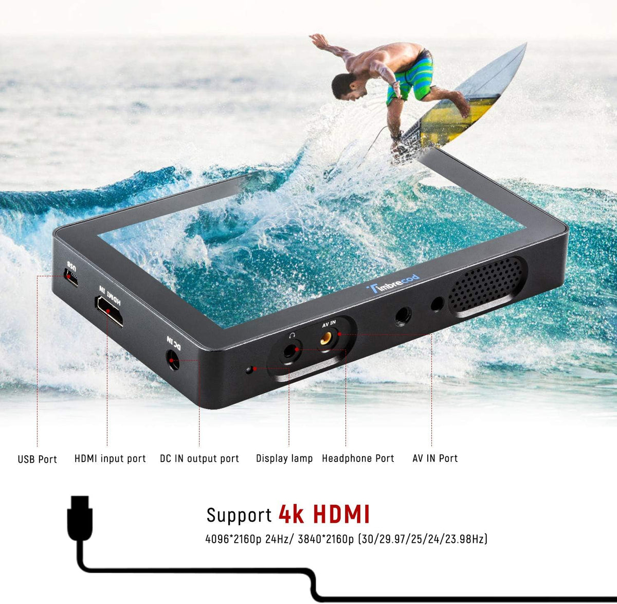 5.5 4K Camera Field Monitor with 1920x1080 HDMI Screen S361438