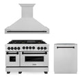 48 In. Gas Range, Range Hood and Dishwasher L124873