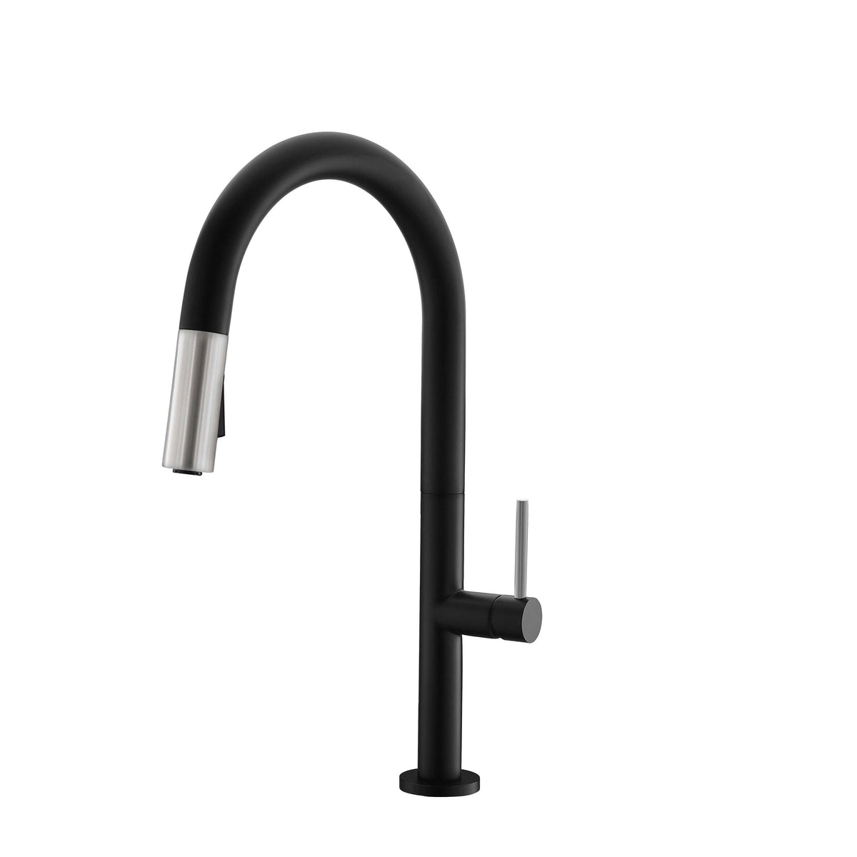 Brushed Nickel Pull Down Single Handle Kitchen Faucet L359885