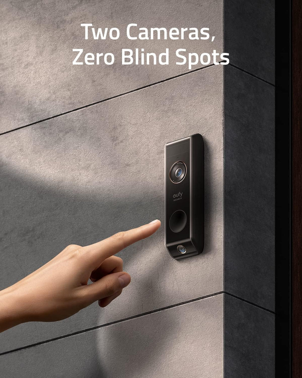 Battery-Powered Dual Camera Video Doorbell E771
