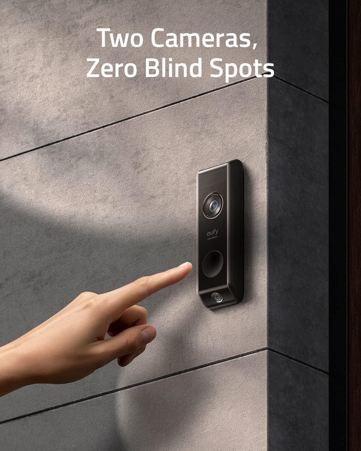 Battery-Powered Dual Camera Video Doorbell E771