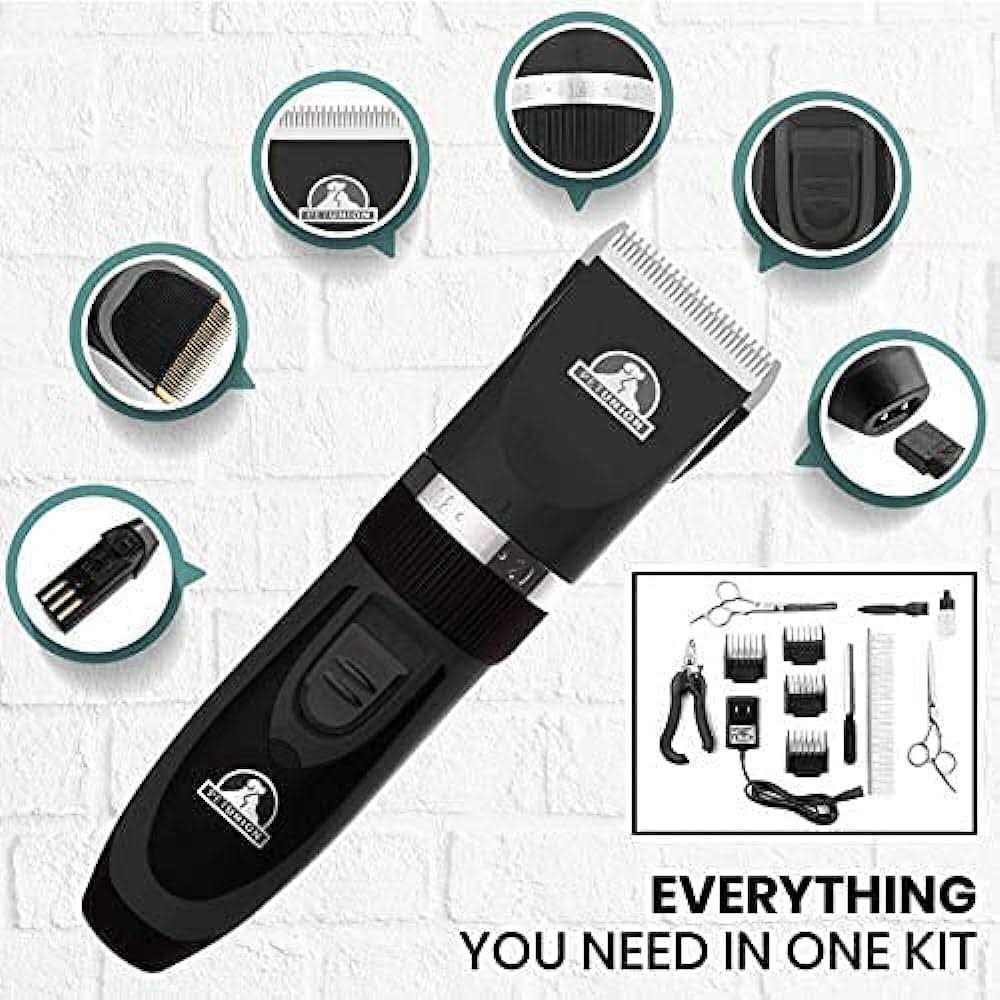 Cordless Low Noise Dog Grooming Clippers J3649