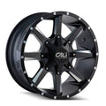 Satin Black 22x12 6x135 6x139.7 -44mm 108.0mm Wheel M867