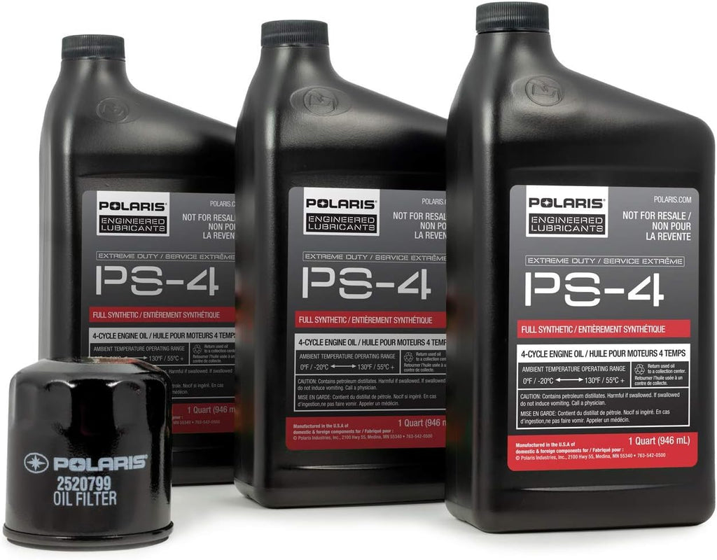 3 Quarts PS-4 Extreme Duty Engine Oil and 1 Oil Filter Pack of 2 K455963