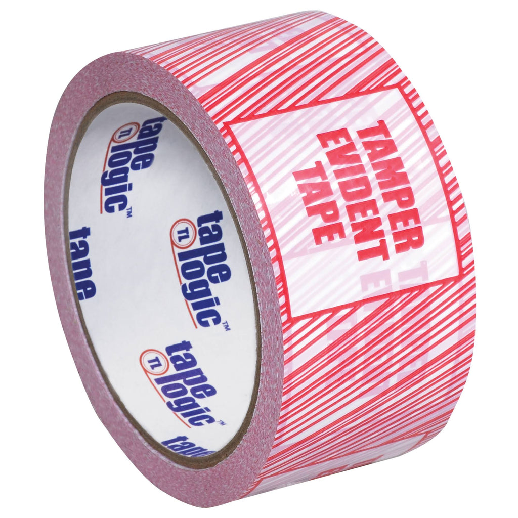 Security Tape Tamper Evident 2.5 Mil Red/White Q9701