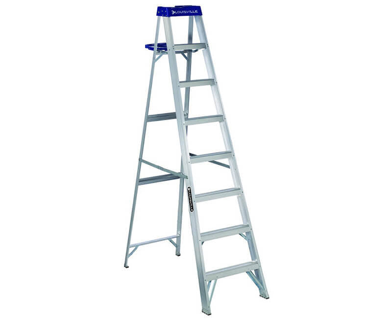 10 ft Aluminum 250 lb Capacity Stepladder V636