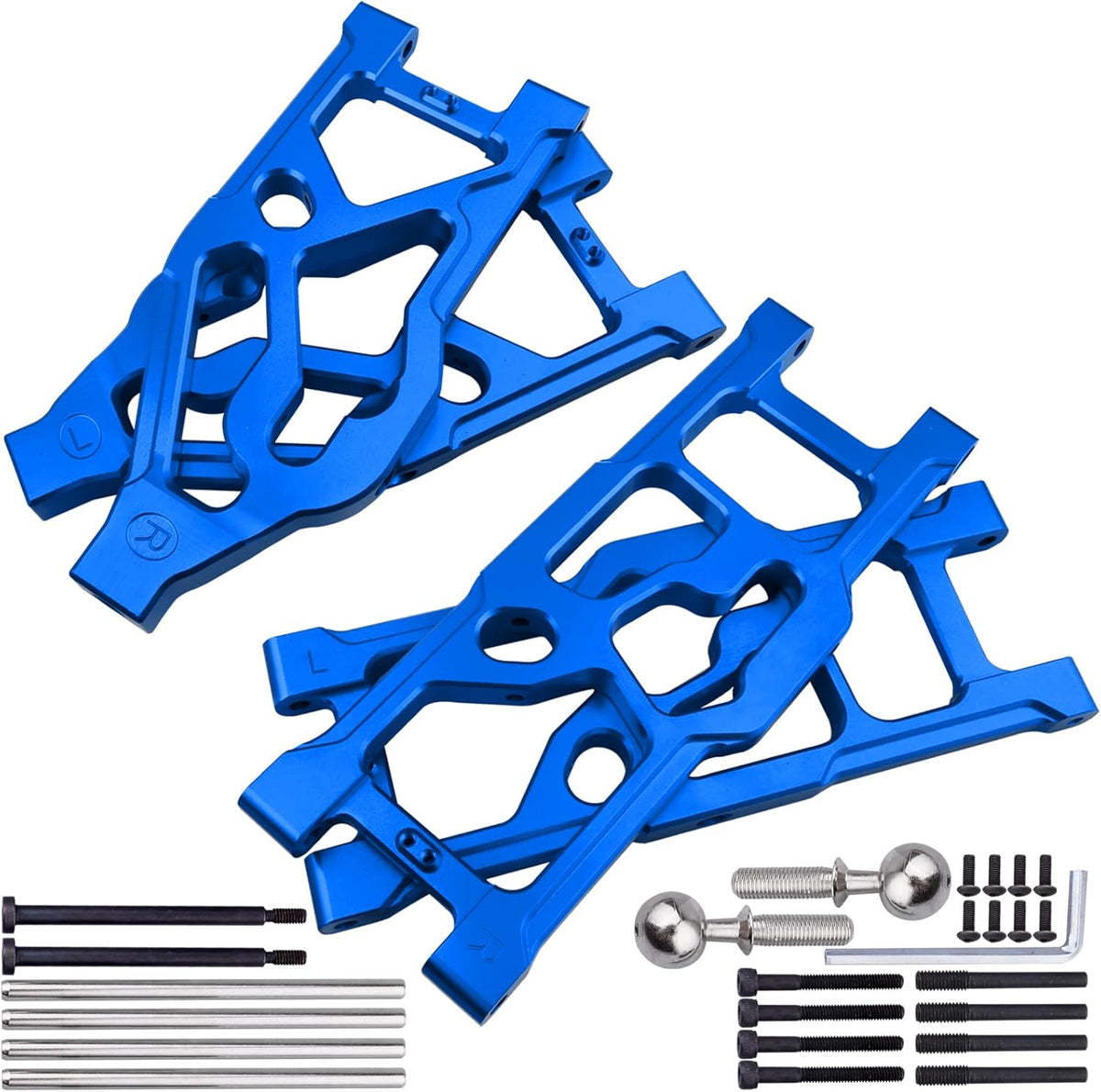 Aluminum Suspension Arms Set Front Lower & Rear Lower (Red) L979064