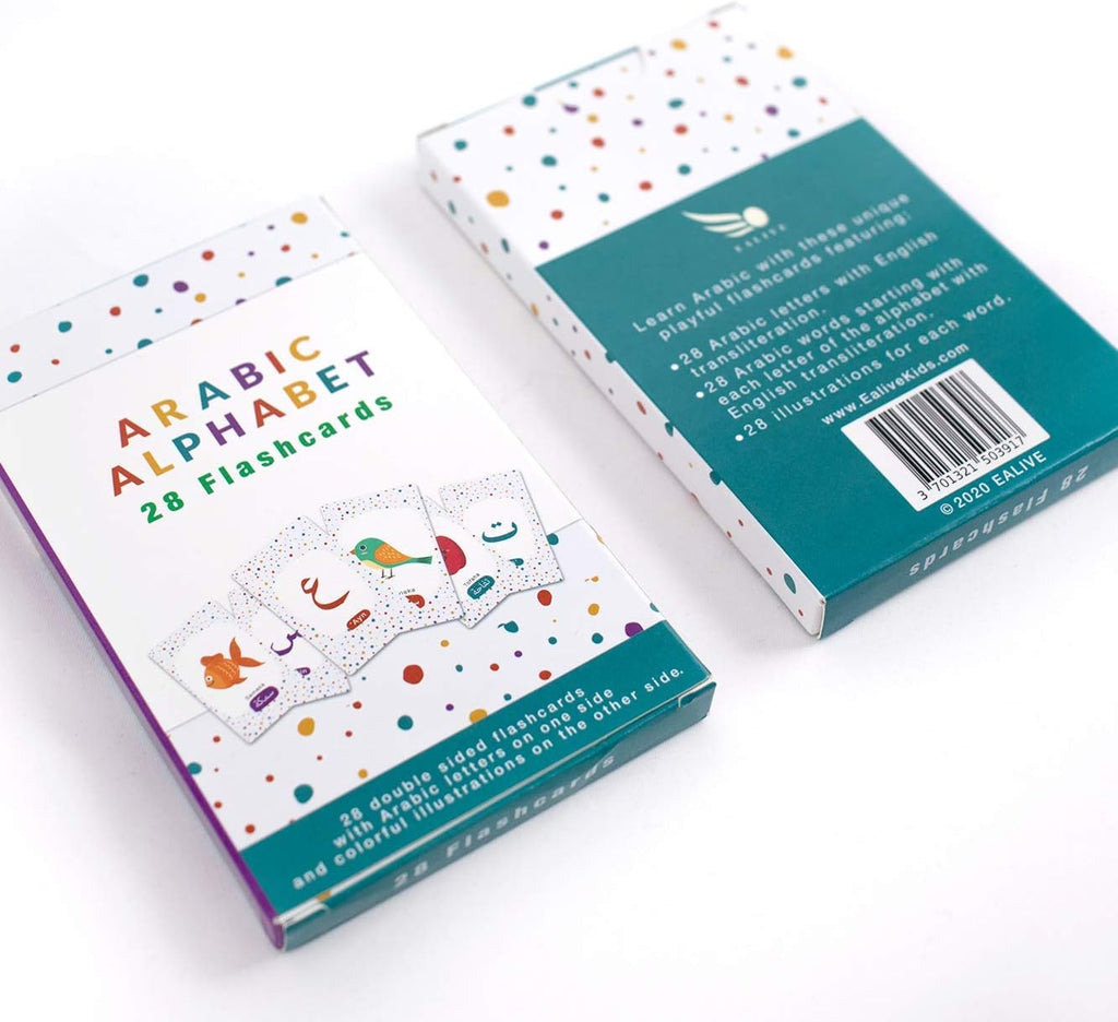 Arabic Alphabet Flash Cards Pack of 2 P5517