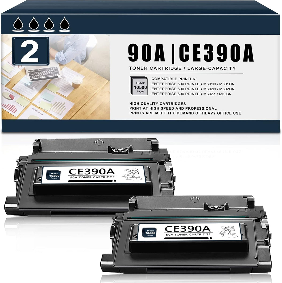 Compatible Black Toner Cartridge B963