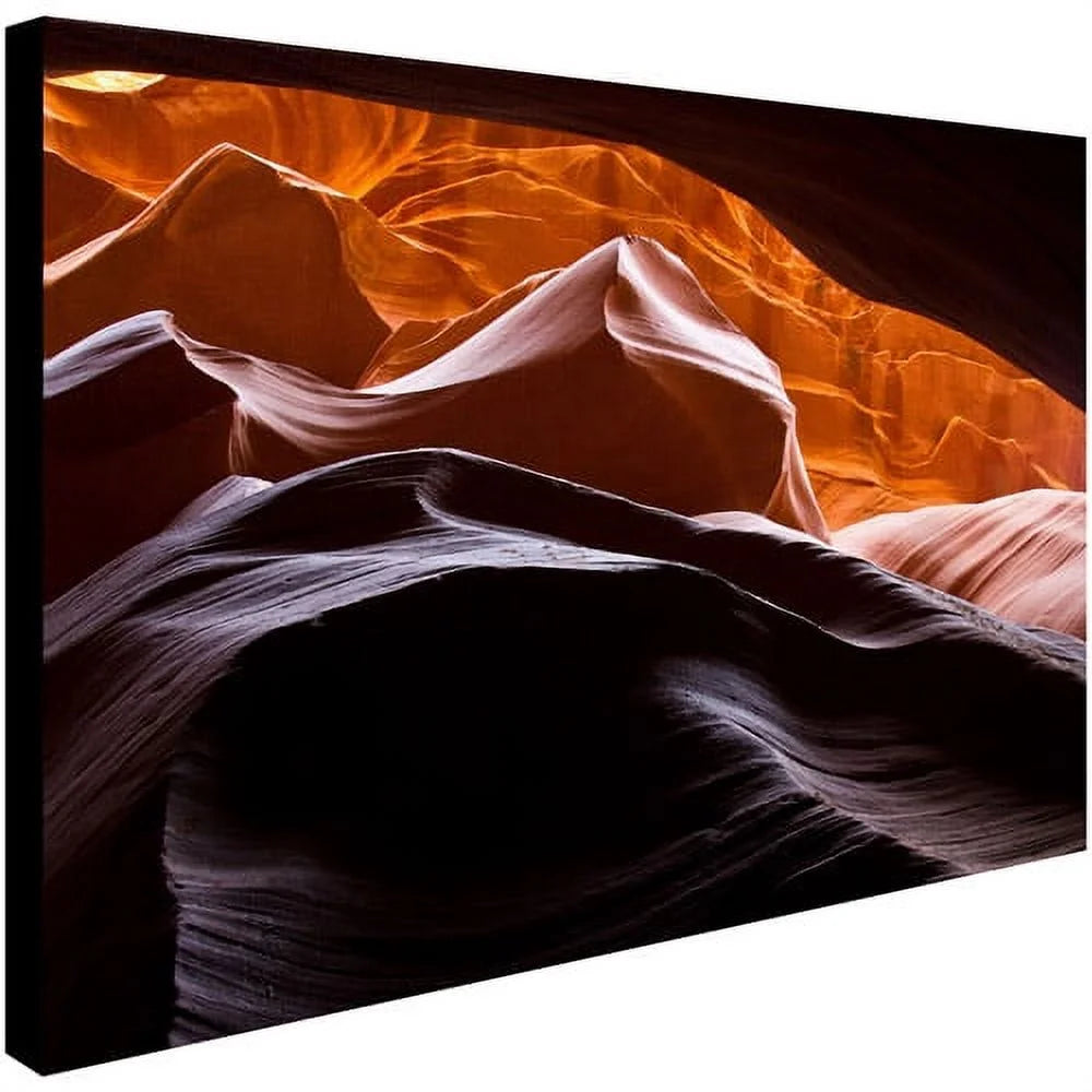 Antelope Canyon 3 14" x 19" Canvas Art P8571