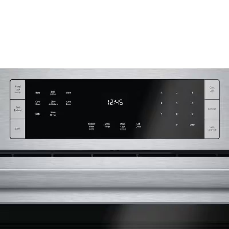 27 in Single Electric Wall Oven with Convection Self Cleaning Stainless Steel I80895