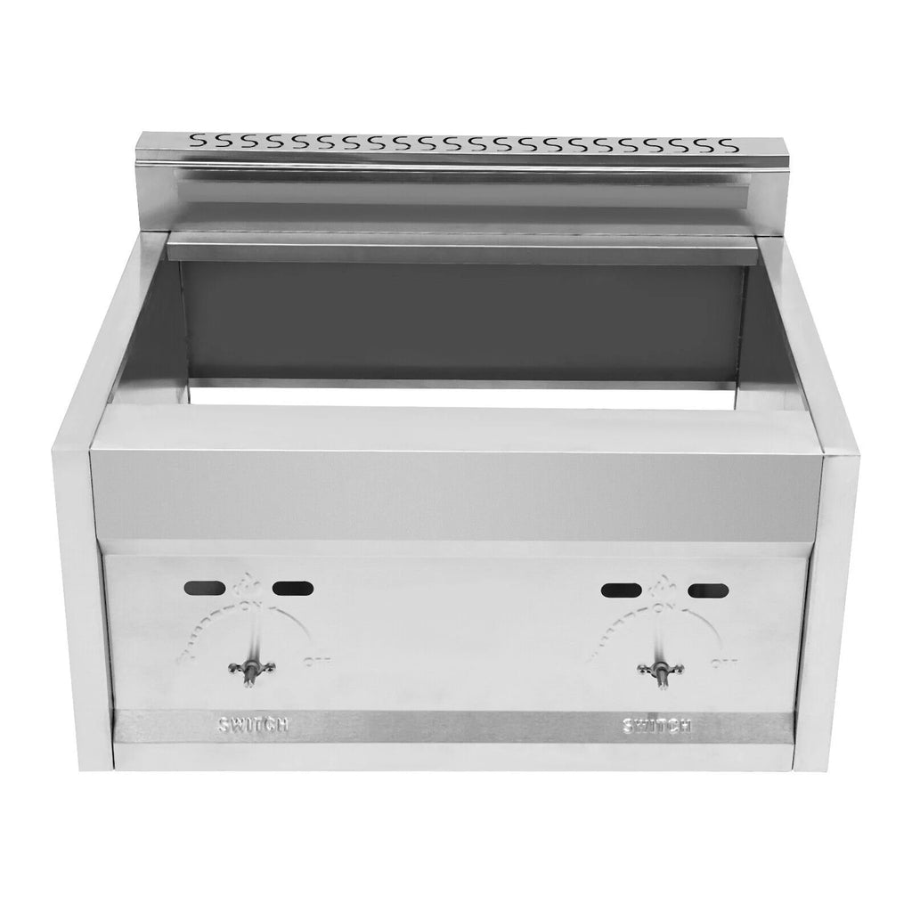 6L*2 Stainless Steel Commercial Countertop Gas Deep Fryer with 2 Basket H9268