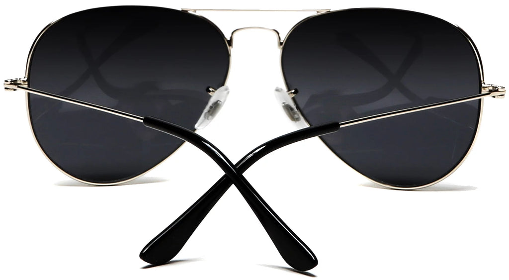 Classic Aviator Sunglasses Grey Lens A615