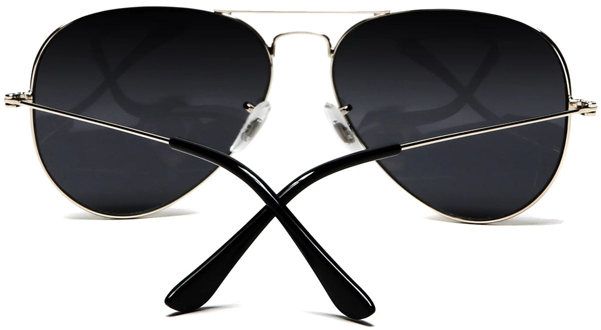 Classic Aviator Sunglasses Grey Lens A615