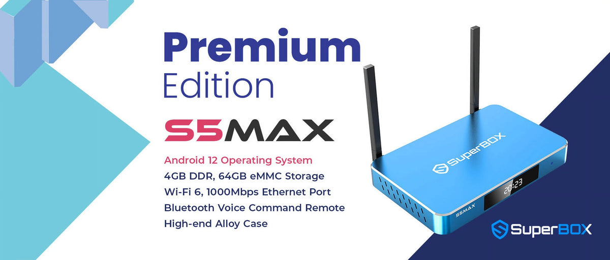 Superbox S5 Max 6k HD US mini Backlit keyboard 8k hd cable 64g usb flash driver F747