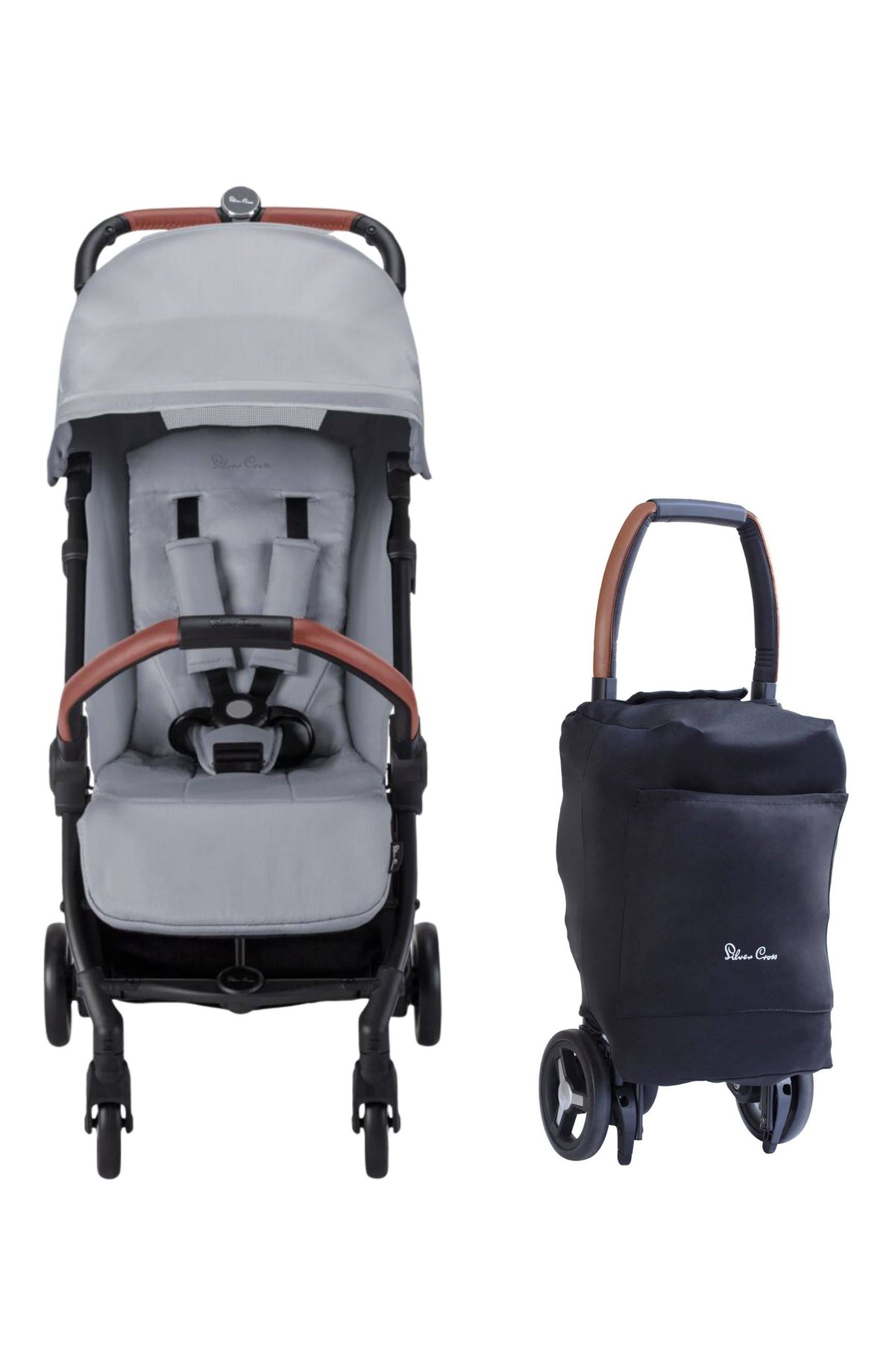 Silver Ultra Compact Stroller U3685