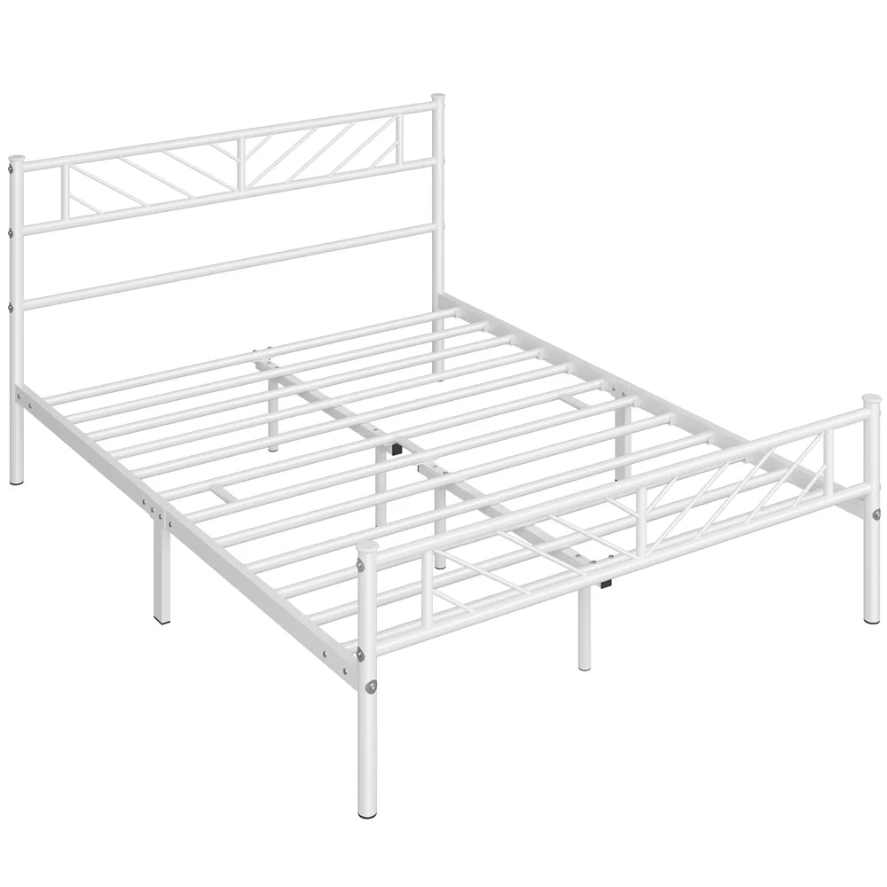Queen Size Black Metal Platform Bed C484658