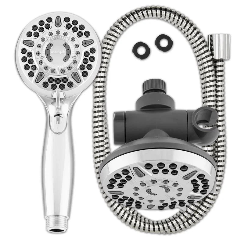 Chrome Dual Shower Head System Z148