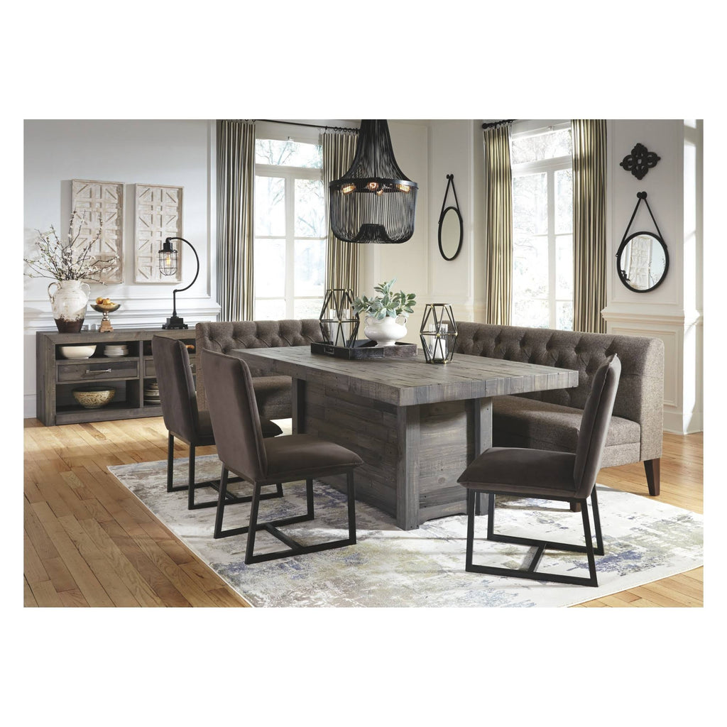 Graphite Wood Bench R285