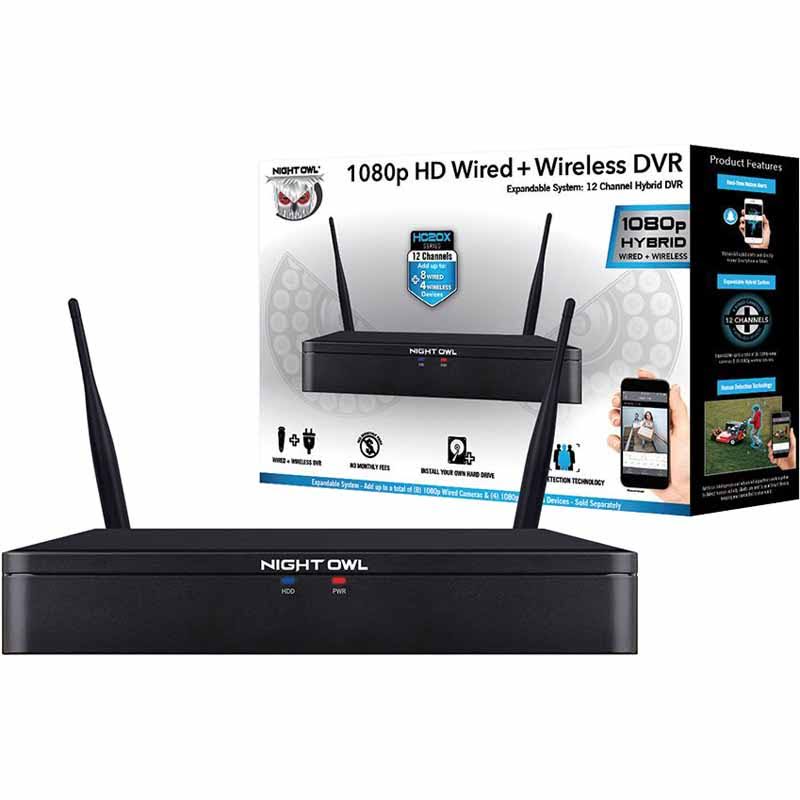 12 Channel 1080p HD Wired Wireless DVR X653
