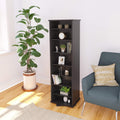 Black Two-Sided Spinning Tower Storage Cabinet J21995