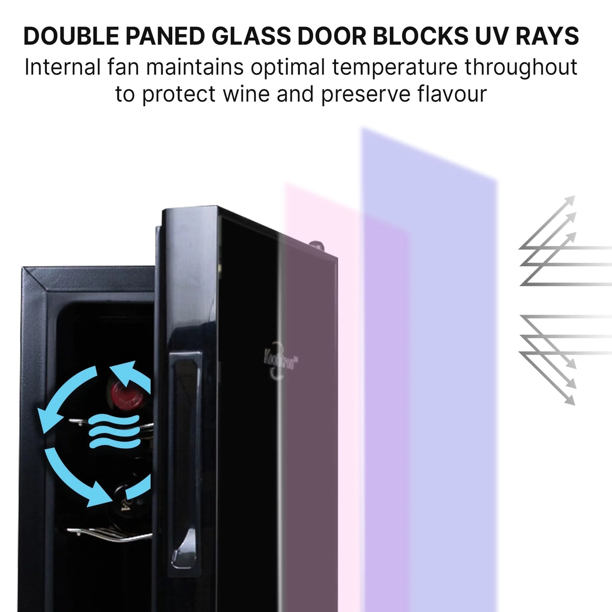 18 Bottle Dual Zone Wine Cooler A812813