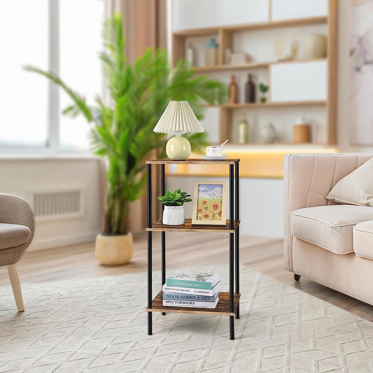 Brown 3-Tier End Table N75754