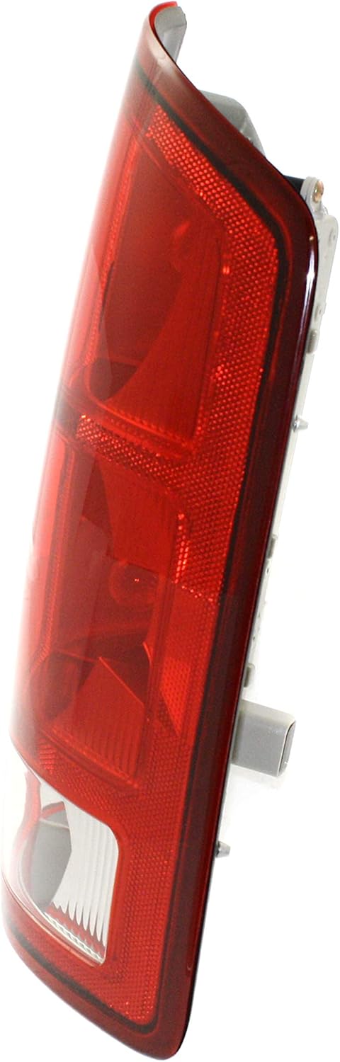 Tail Light Assembly Set of 2 Halogen Clear & Red Lens B629