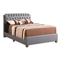 Faux Leather Upholstered Queen Bed L61260