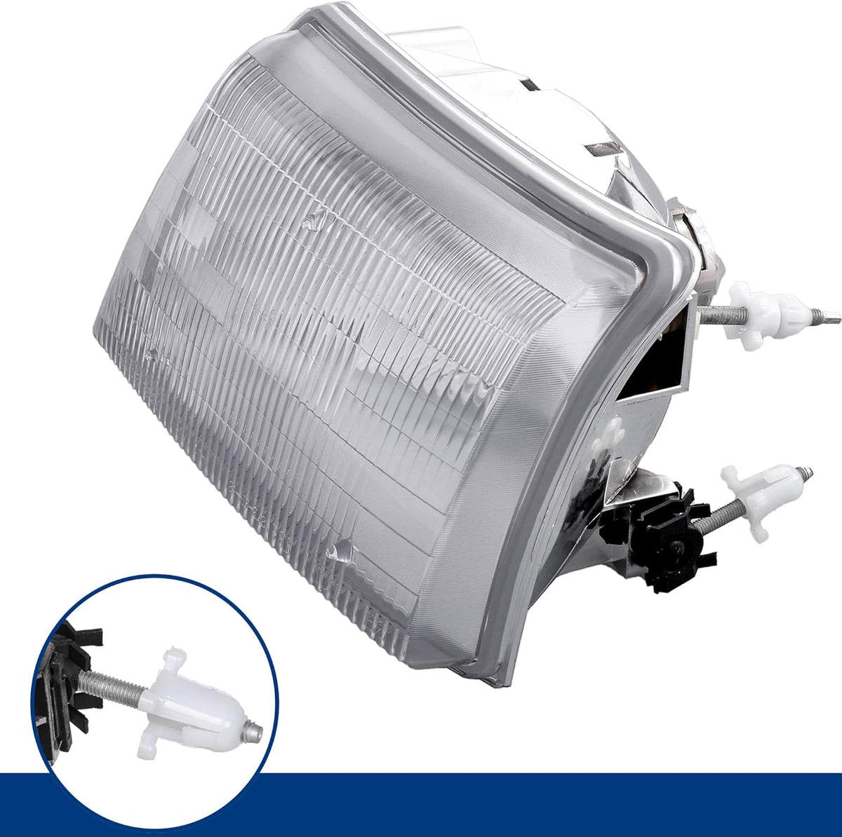 Headlight Assembly for 1998 1999 2000 Ford Ranger Pickup Truck Left Driver and Right Passenger Side without Bulbs Pack of 2 C6839