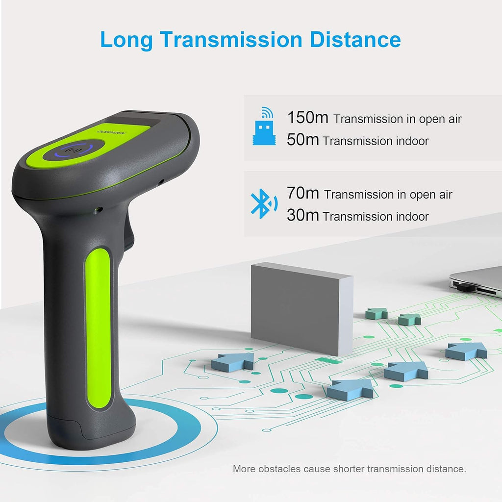 Cordless 2D 1D QR Handheld Barcode Scanner I90572