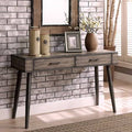 Gray Wooden Rectangle 2-Drawer Console Table A808611
