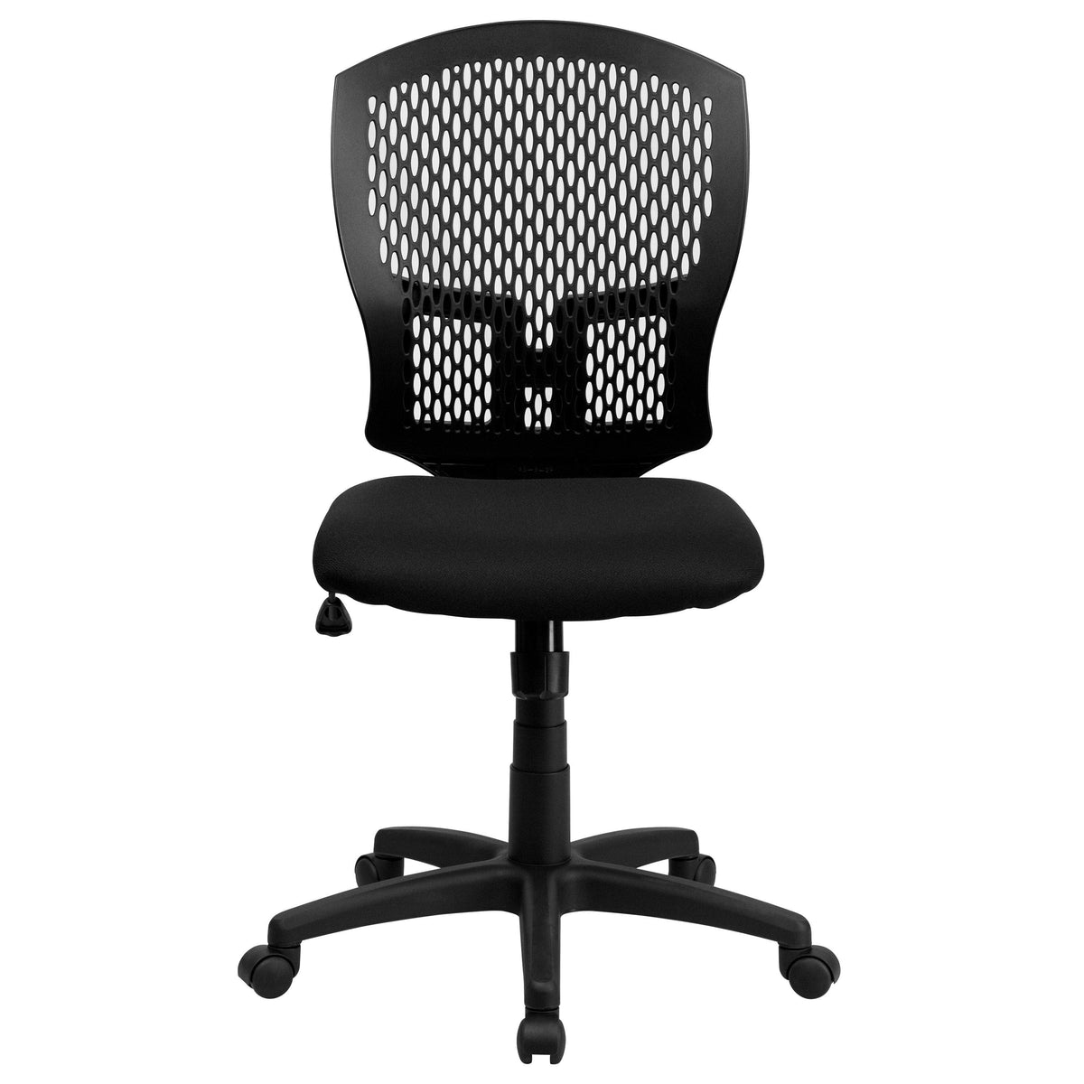 Black Fabric Swivel Task Office Chair R7624