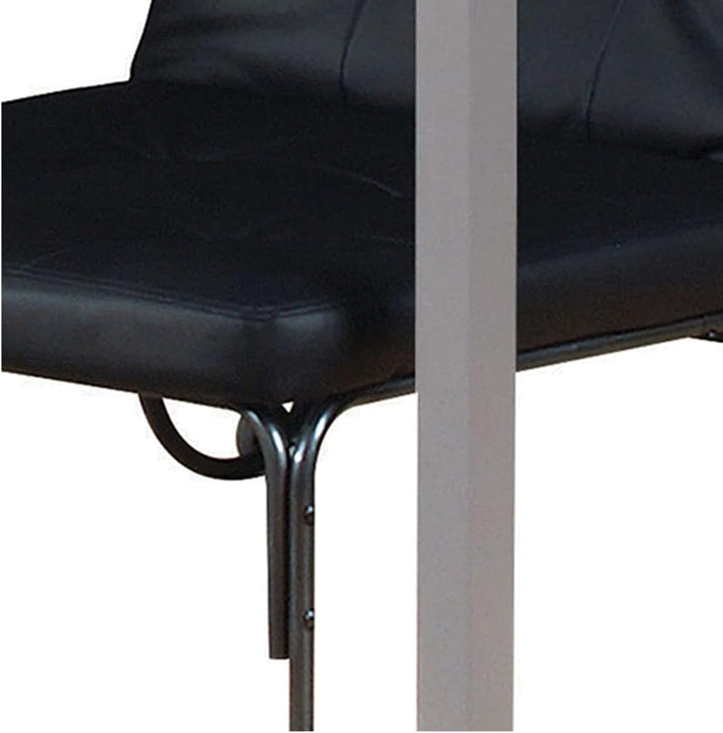 Silver And Black Futon Chair D787