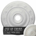 24 1/4x22OD x 3 7/8x22ID x 2x22P Ceiling Medallion D580