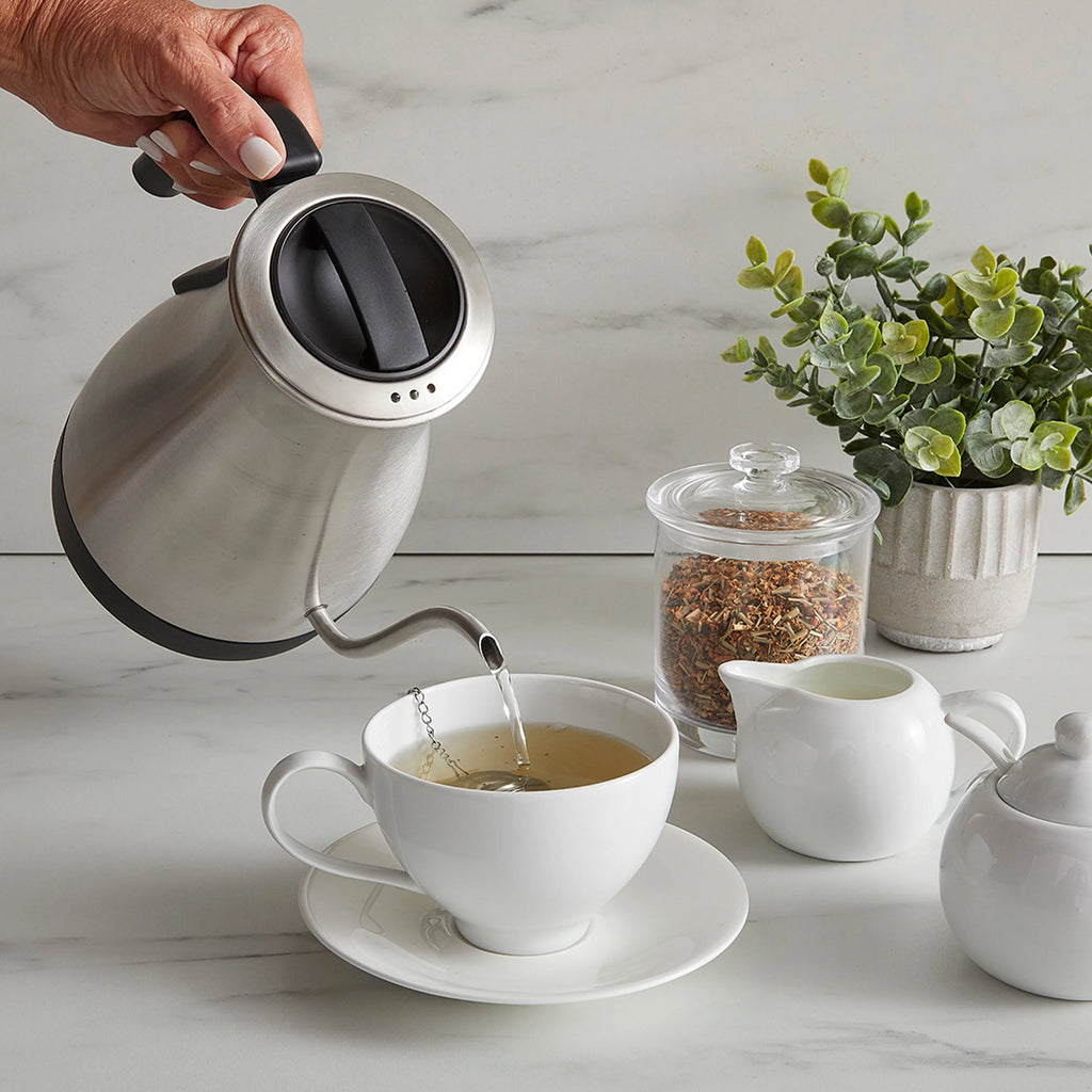 Digital Electric Gooseneck Kettle Brushed Stainless Steel O5716